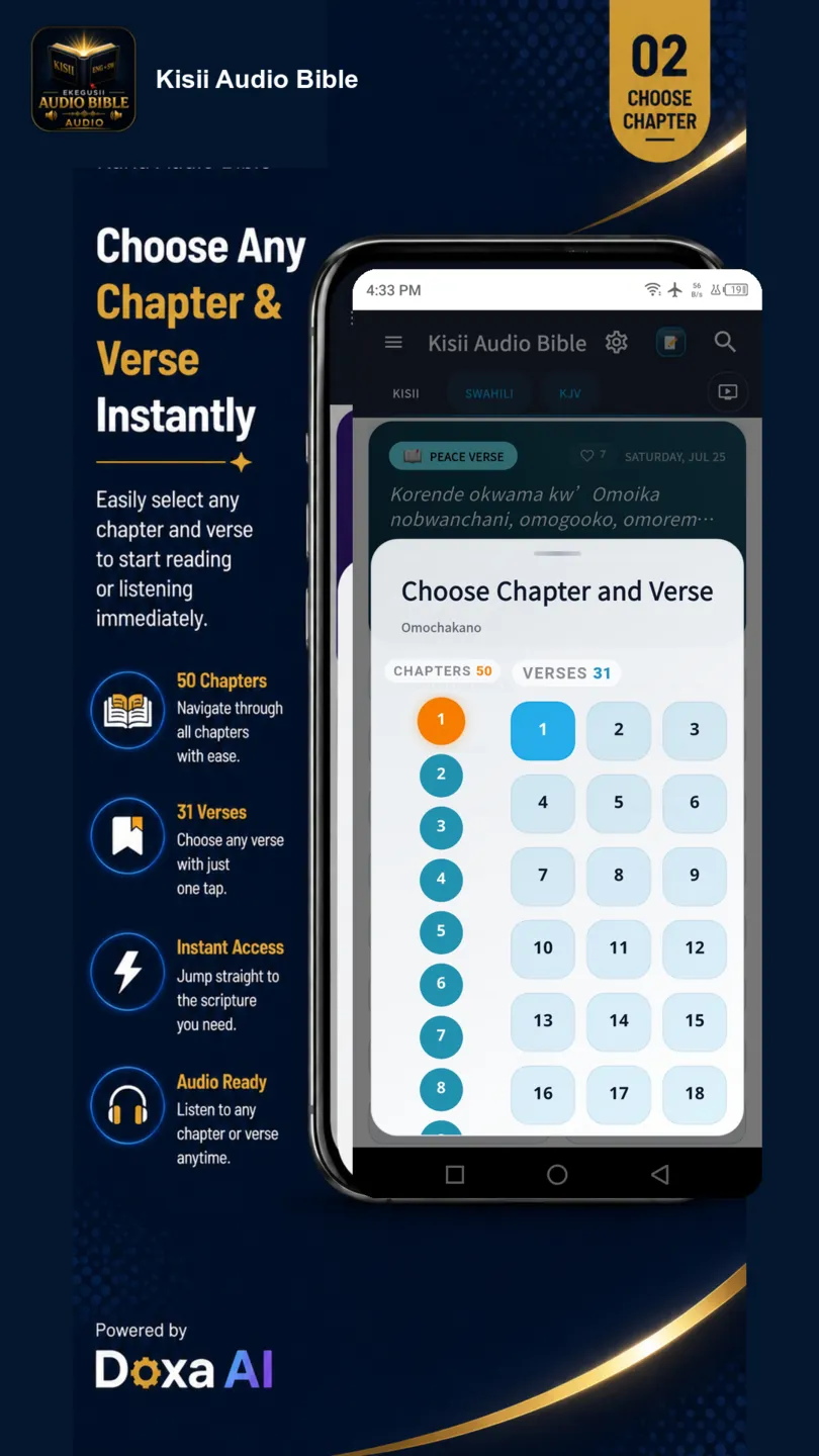 Kisii Audio Bible screenshot 2