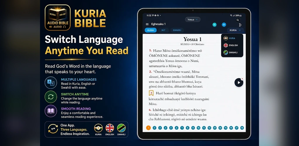 Kuria Audio Bible feature graphic