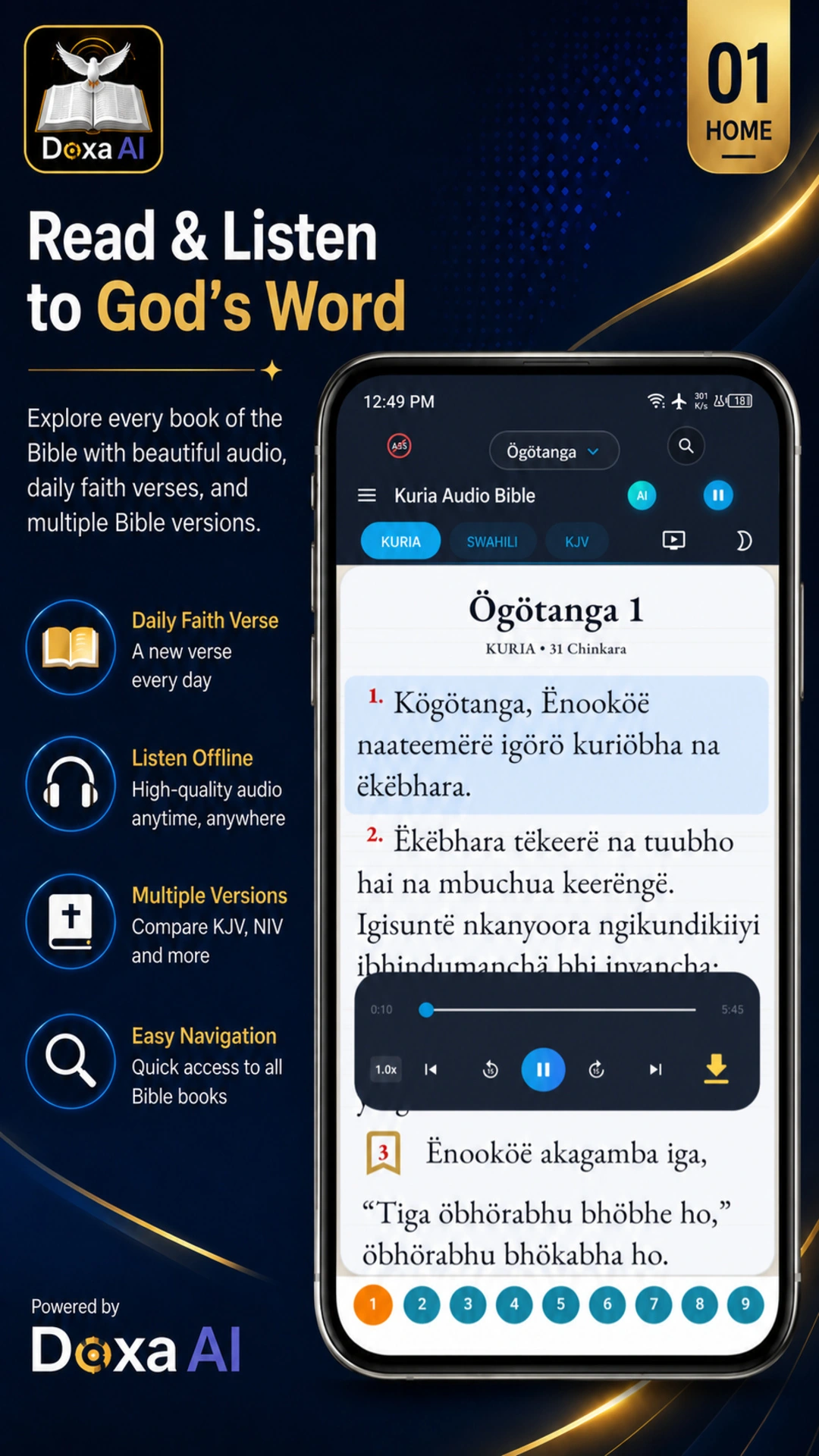 Kuria Audio Bible screenshot 1