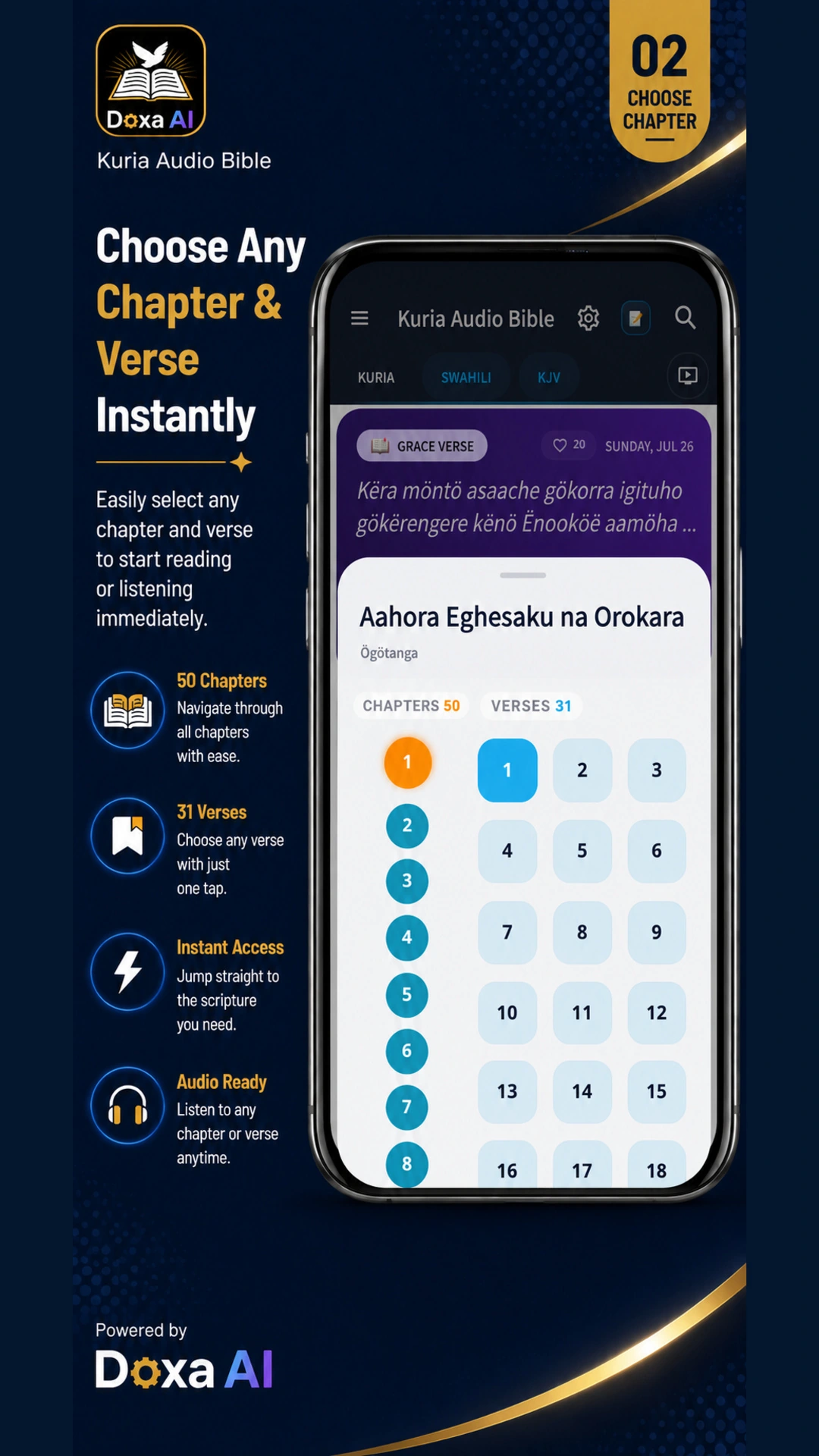 Kuria Audio Bible screenshot 2