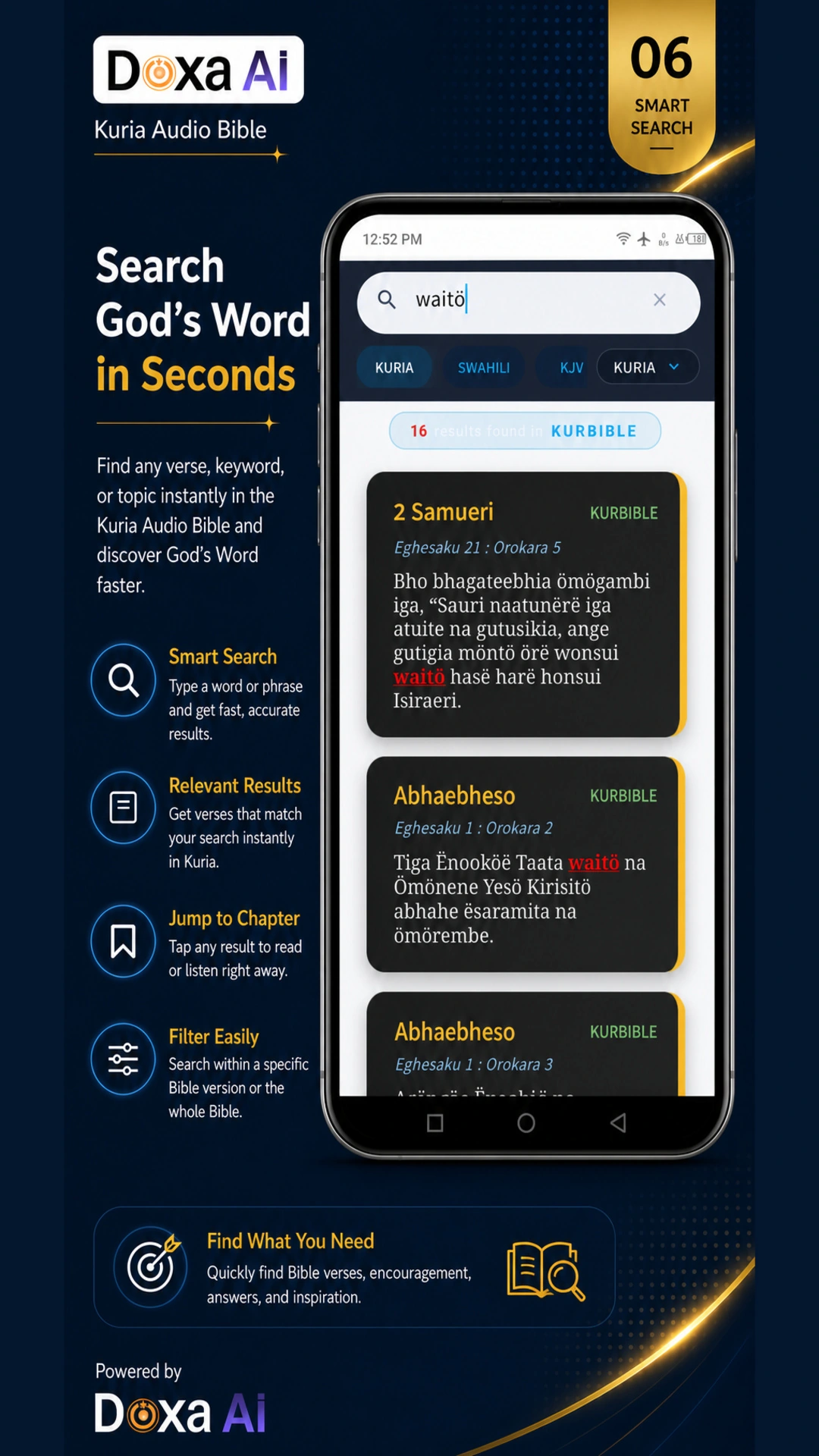 Kuria Audio Bible screenshot 6