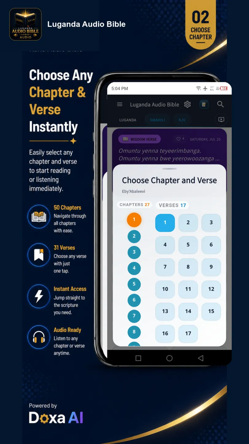 Luganda Audio Bible screenshot 2