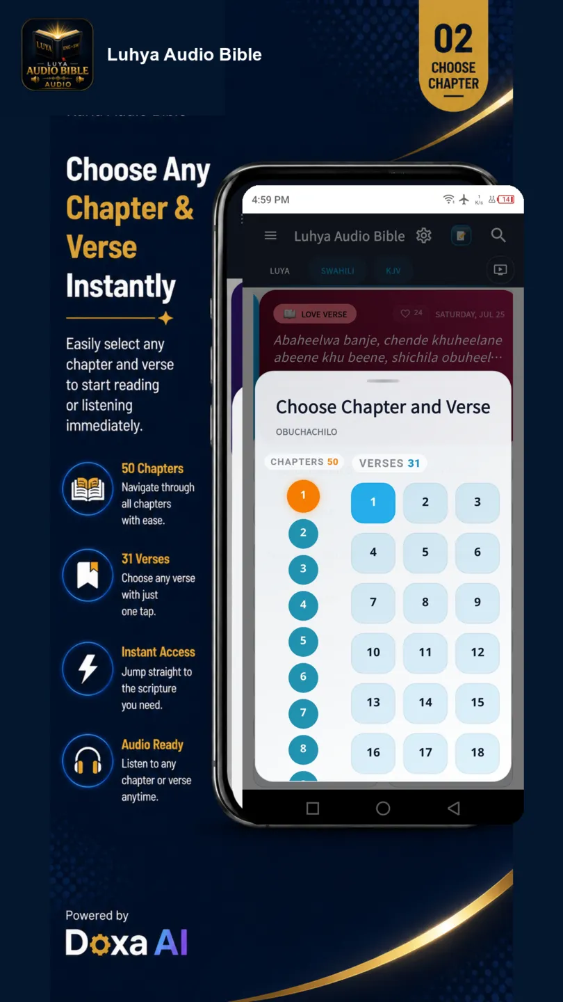 Luhya Audio Bible screenshot 2