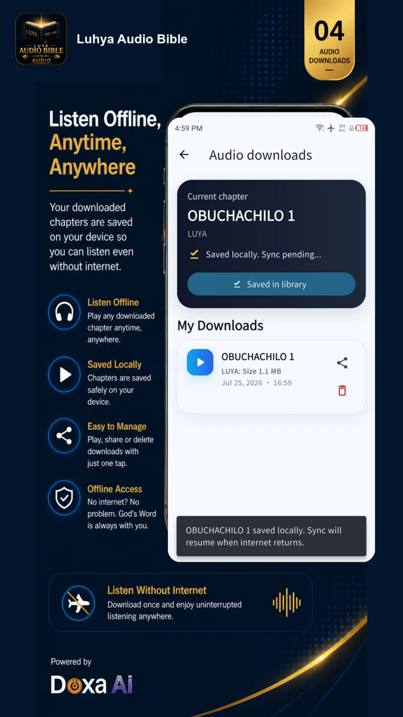 Luhya Audio Bible screenshot 4