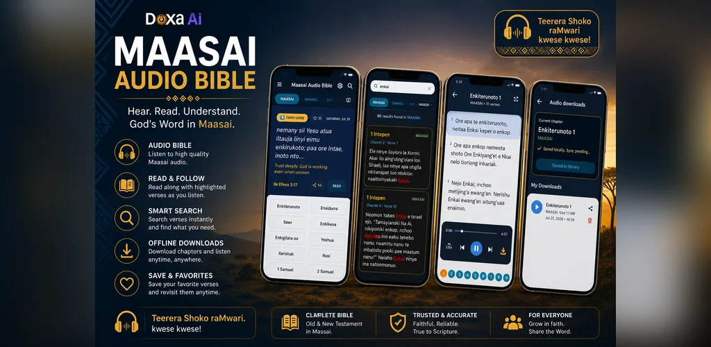 Maasai Audio Bible feature graphic