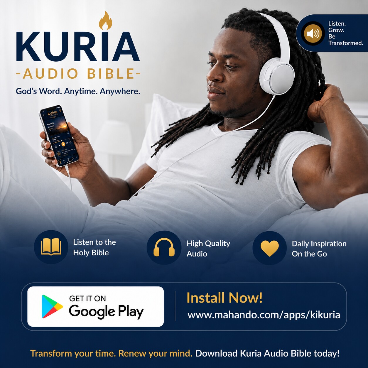 Kuria Audio Bible banner artwork